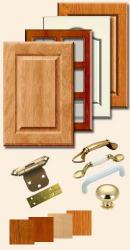 Assorted cabinet finishes and materials